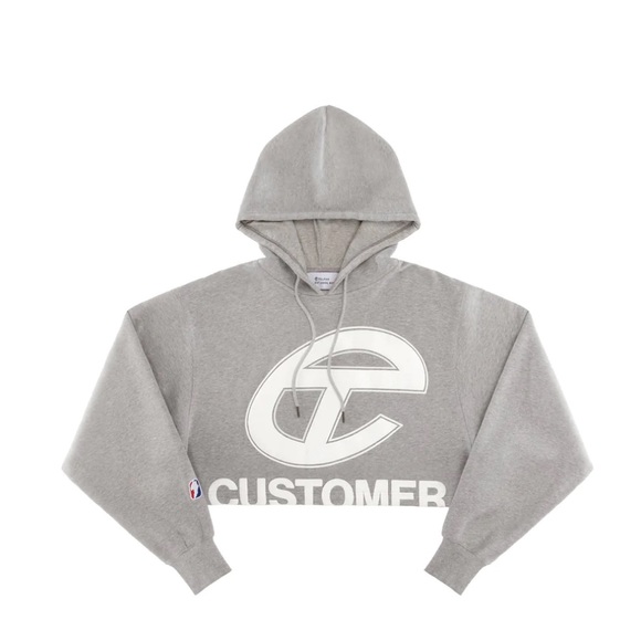 NWT Telfar Cropped Seat Shirt and Matching Long Sweat Skirt - Picture 3 of 17